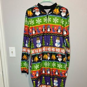 Ugly Christmas Sweater Onesie